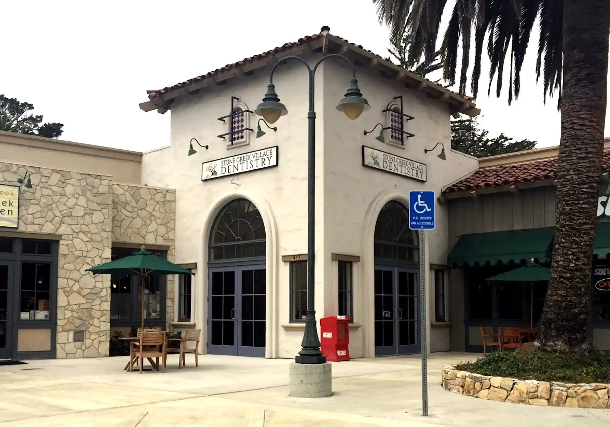 Welcoming dental office of Stone Creek Village Dentistry, located in Del Rey Oaks, CA, serving patients from Monterey and beyond.