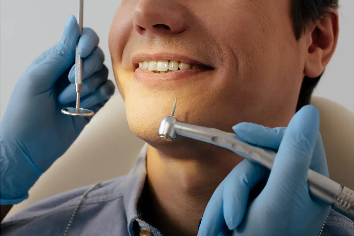 Prepping teeth for Dental Filling